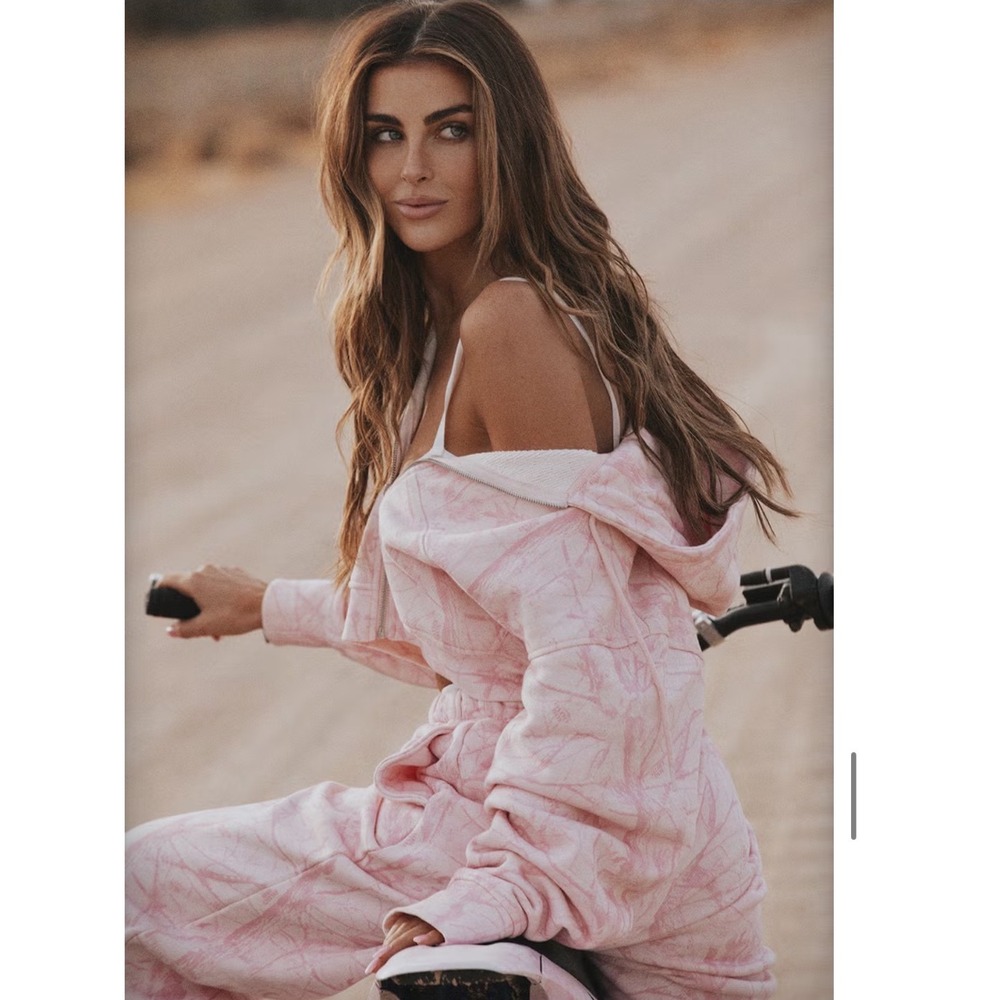 Dairy Boy Bubblegum Pink Camo Lounge Set Hoodie Sweatpants Viral Size S/M